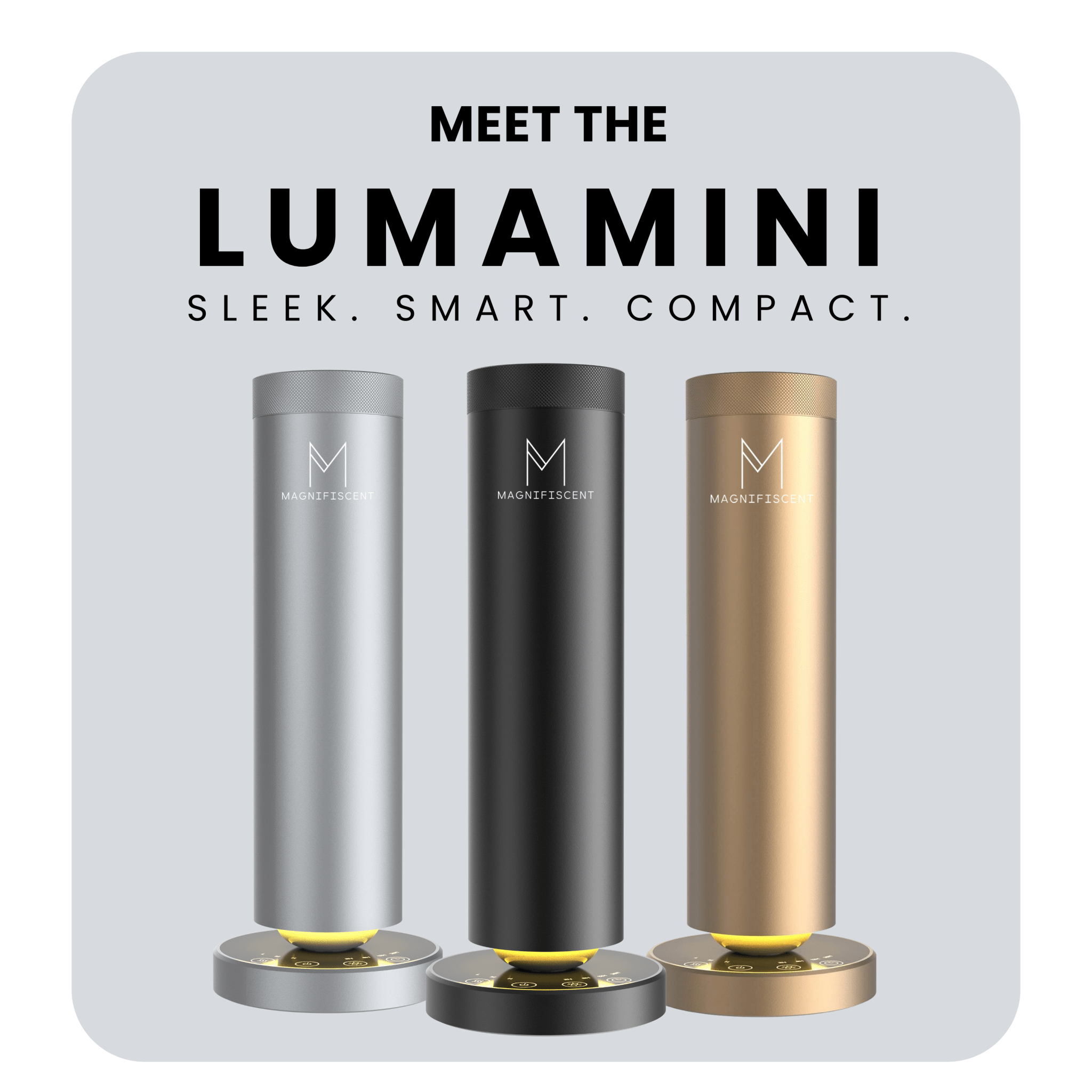 LumaMini - Sleek, Smart, Compact. The Accessible Luxury Diffuser. - Magnifiscent