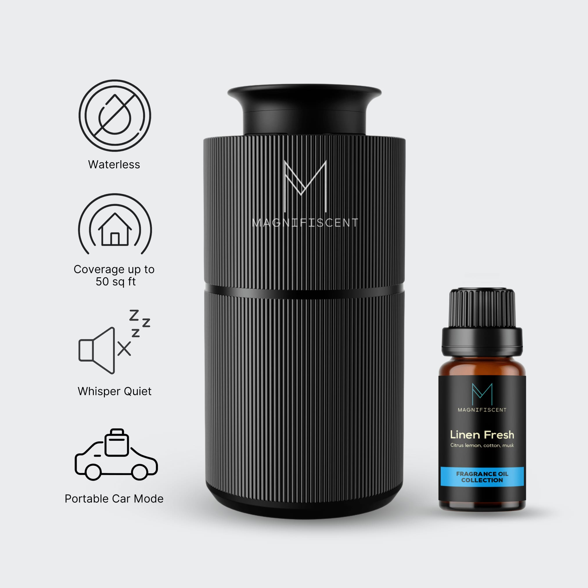 MistMini Starter Bundle – Portable Diffuser + Choose Any 10ml Oil - Magnifiscent