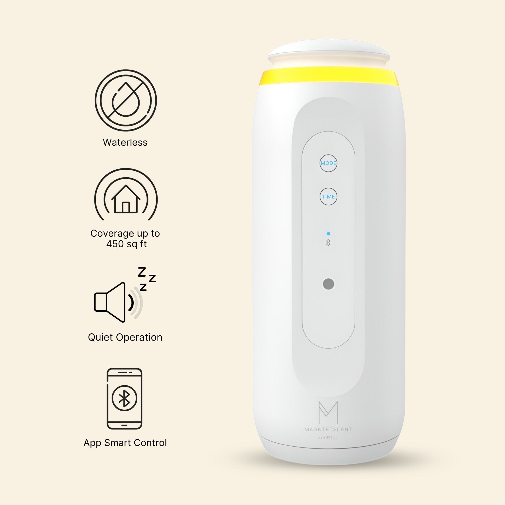 ZenPlug – The Smart Bluetooth Waterless Plug - In Diffuser - Magnifiscent