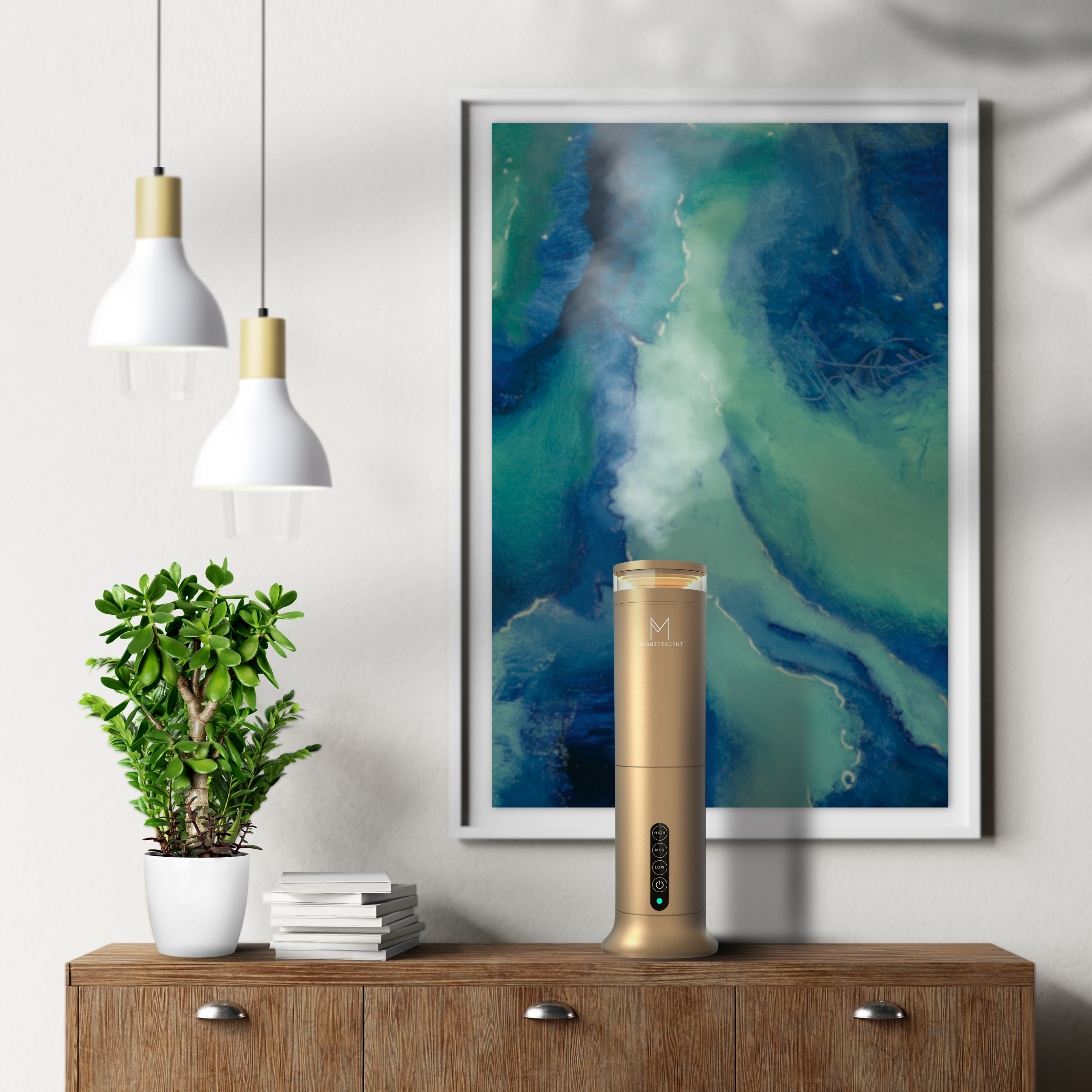 LumaMist Hotel Collection – Luxury Diffuser + 4 Famous Hotel Oils