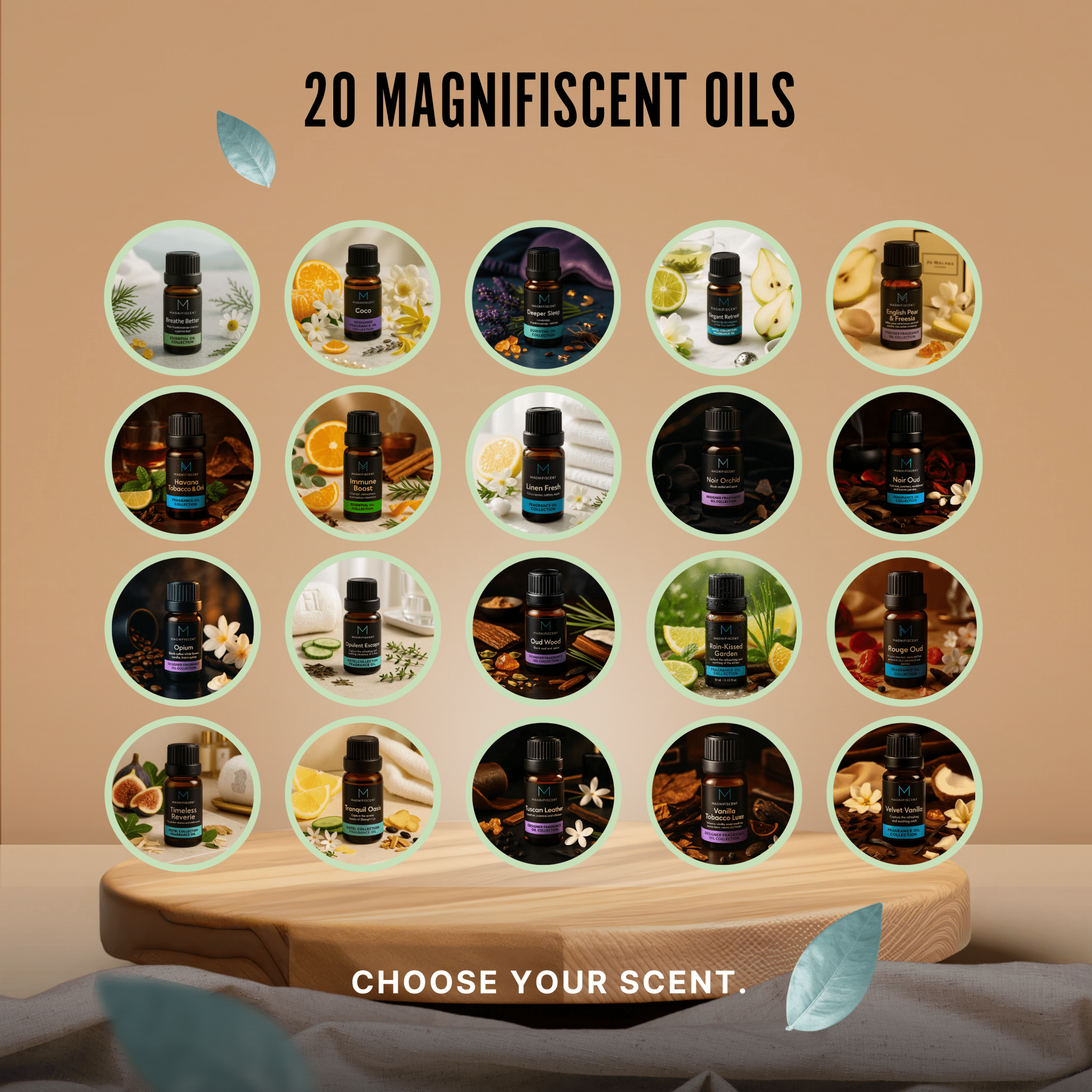 Oil Sample Bundle Selector 5 x 2ml Samples (Get £20 off next order) - Magnifiscent