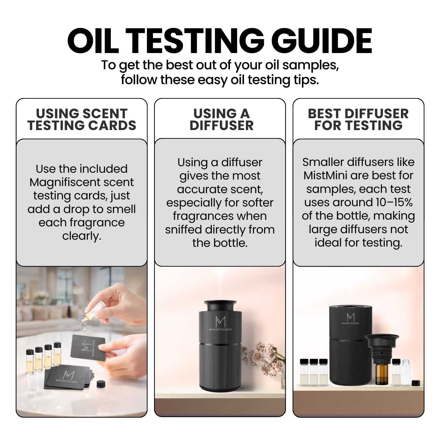 Oil Sample Bundle Selector 5 x 2ml Samples (Get £20 off next order) - Magnifiscent
