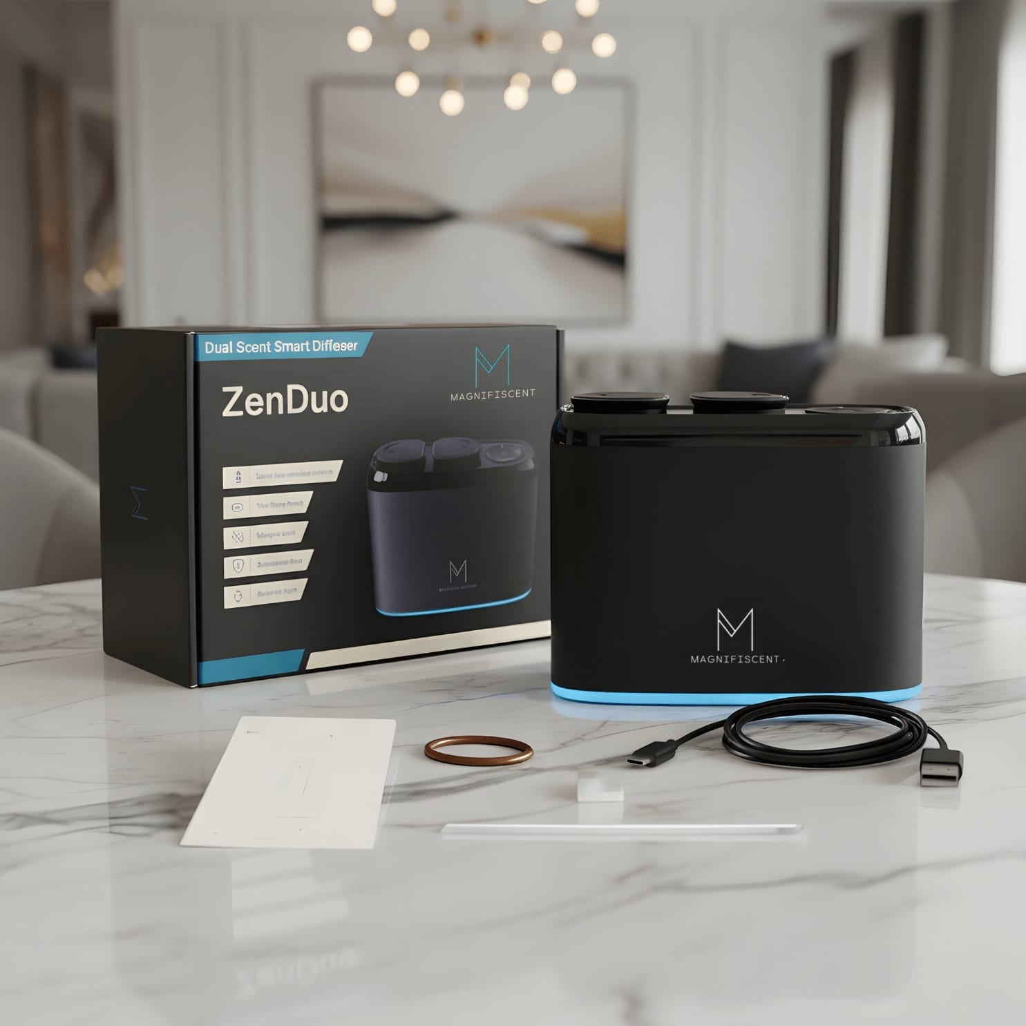 ZenDuo Dualhead Diffuser | Two Scents. One Device - Magnifiscent