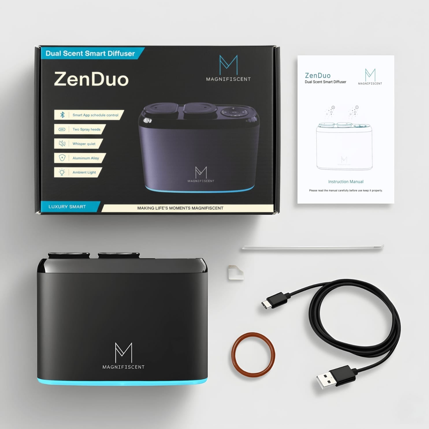 ZenDuo Dualhead Diffuser | Two Scents. One Device - Magnifiscent