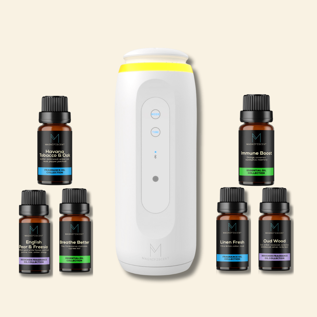 ZenPlug Max Bundle – Bluetooth Diffuser + Pick 6 Luxury Oils - Magnifiscent