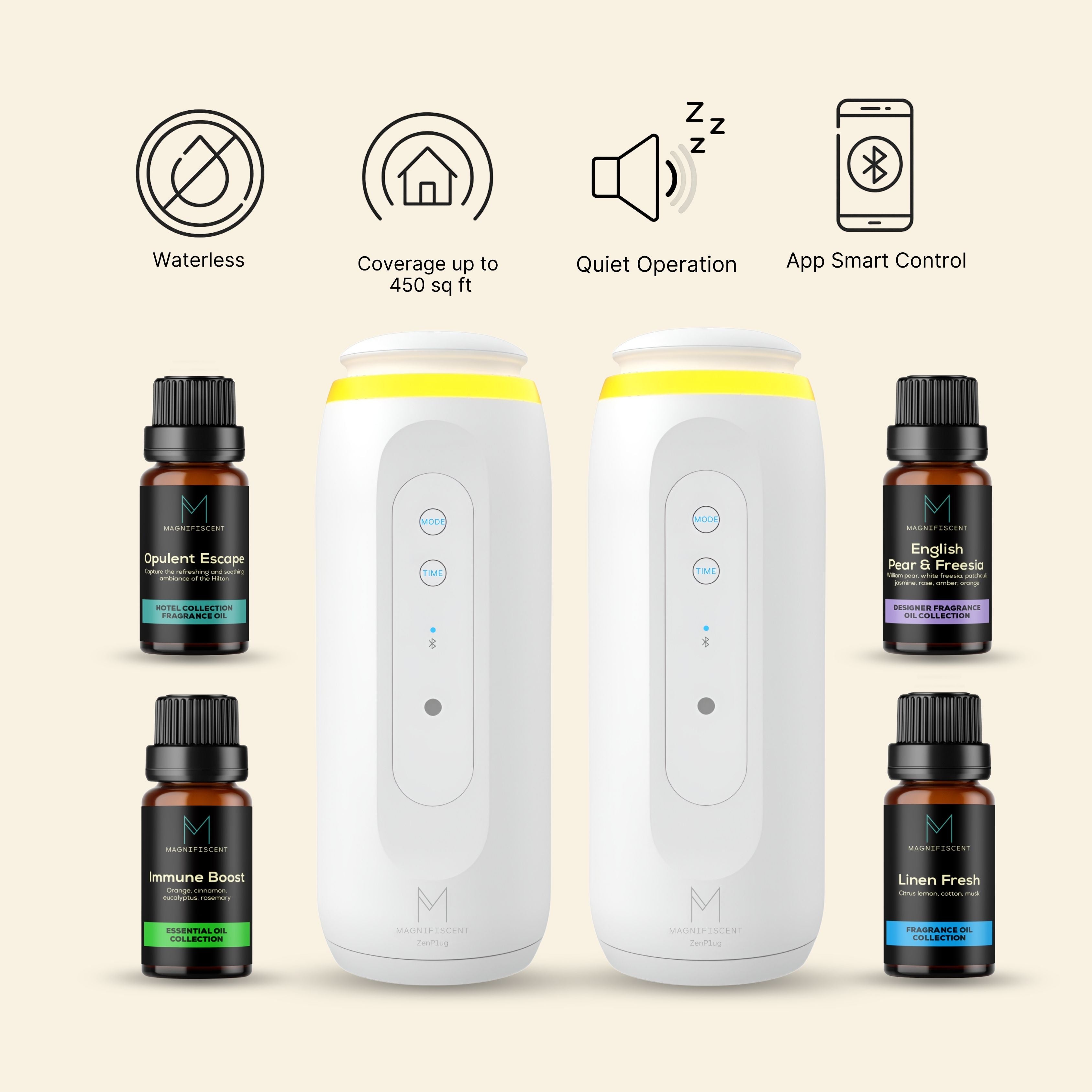 ZenPlug Twin Build your Bundle – 2 Diffusers + Pick 4 Oils